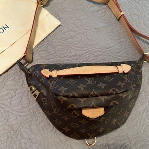 Brown Fanny Pack Bum bag Monogram
